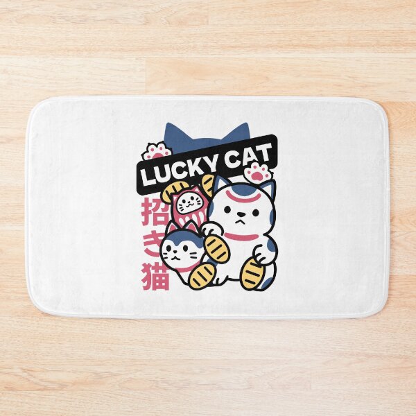 Item preview, Lucky Cat Maneki Neko – Japanese Fortune Cat Design designed and sold by FlinArt.