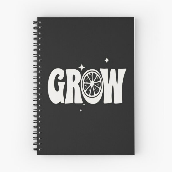 Item preview, Bold GROW Typography with Citrus Slice – Motivational Fruit Design for Posters, Tees & Stickers designed and sold by Bright Nest Studio.