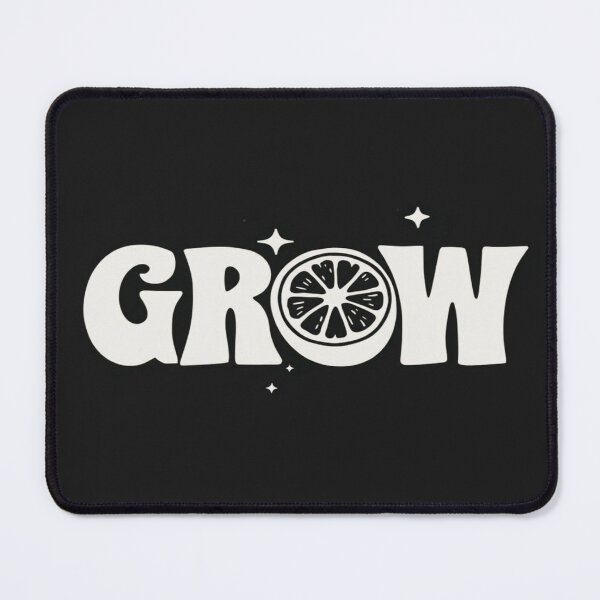 Item preview, Bold GROW Typography with Citrus Slice – Motivational Fruit Design for Posters, Tees & Stickers designed and sold by Bright Nest Studio.