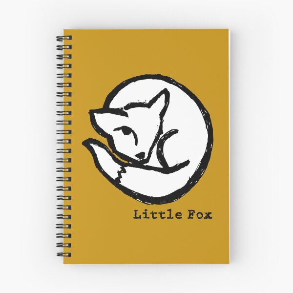 Item preview, Little fox logo design in black and white with text designed and sold by DappleDesign.