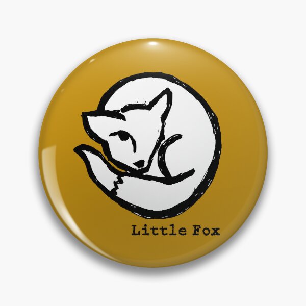 Artikelvorschau, Logo-Design „Kleiner Fuchs“ in Schwarz-Weiß mit Text entworfen und verkauft von DappleDesign.