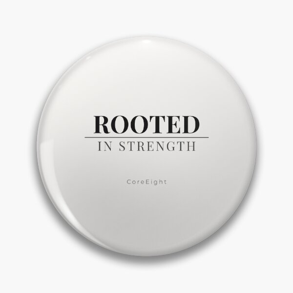 Item preview, ROOTED IN STRENGTH – Minimal Strong Typography | CoreEight (Off-white) designed and sold by CoreEight.