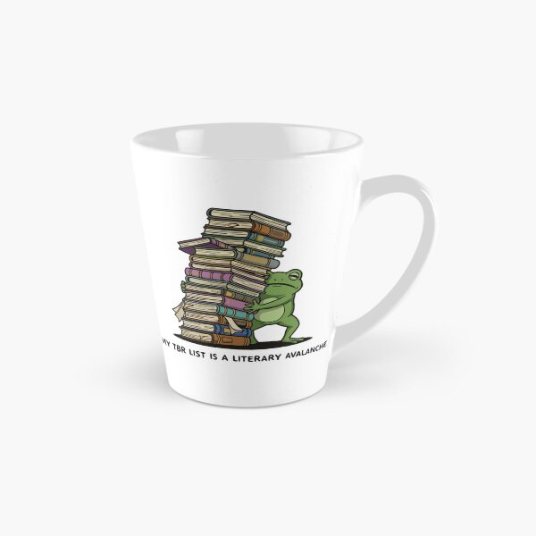 Item preview, Funny Frog Struggling With Giant Leaning Tower of Books designed and sold by Floomart.