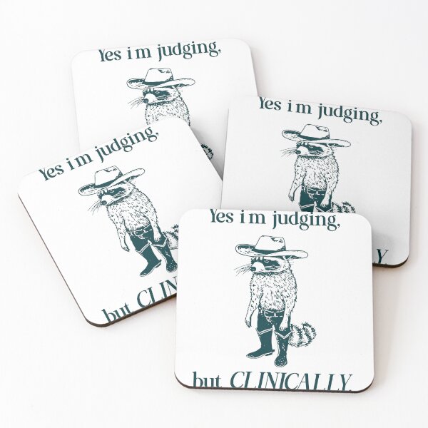 Item preview, Raccoon Psych Student, Funny Psychiatry Mental Health Meme designed and sold by RandyHaskins.