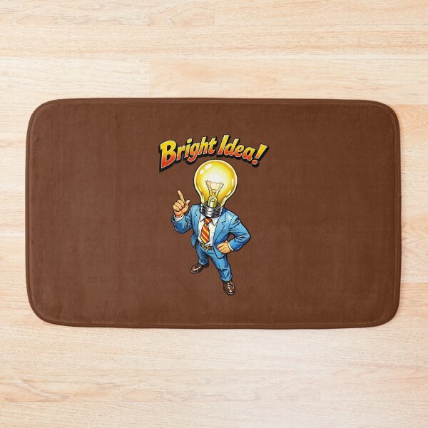 Item preview, Bright Idea – Vintage Light Bulb Head Illustration designed and sold by The Devil's Bargain.