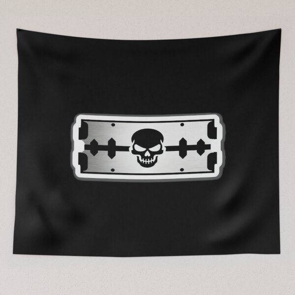 Item preview, Edgy Razor Blade Skull Design – Gothic Grunge Art for Dark Aesthetic Lovers & Alt Fashion Fans designed and sold by Bright Nest Studio.