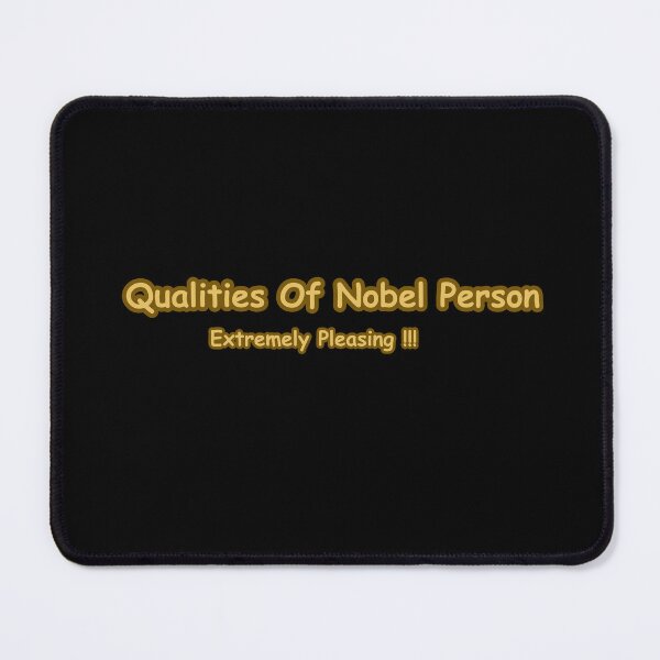 Item preview, Qualities Of Noble Person – Extremely Pleasing Character Traits Inspirational Quote Typography designed and sold by CapriCreatives.