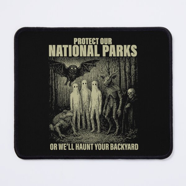 Item preview, Mothman Cryptid Cryptidcore Wendigo Weirdcore Vampire Folk Horror, Alt National Park designed and sold by RandyHaskins.