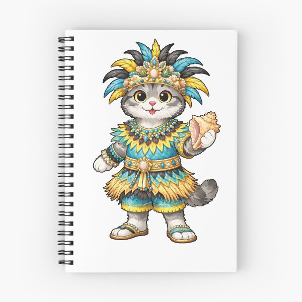Item preview, Cute Scottish Fold Cat in Bahamian Clothing - Cultural Cat Art designed and sold by HappyPawsWorld.