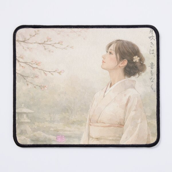 Item preview, Silent Budding — Japanese Spring Watercolor Art (Saishoku-Kenbi AI Art) Vol.05 designed and sold by Yohei-Studio.