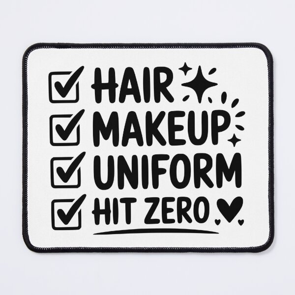 Item preview, Hair Makeup Uniform Hit Zero designed and sold by FloraliteCo.