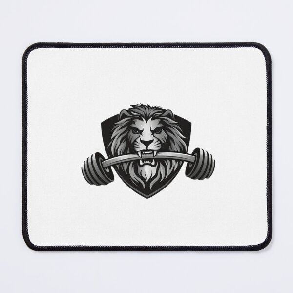 Item preview, Lion Gym Strength – Barbell Power Fitness Design designed and sold by IvannaMoroz.