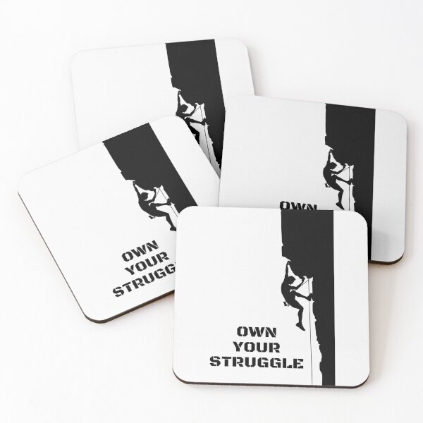 Item preview, Own Your Struggle – Mental Health Motivation Quote Shirt designed and sold by Art Loom.