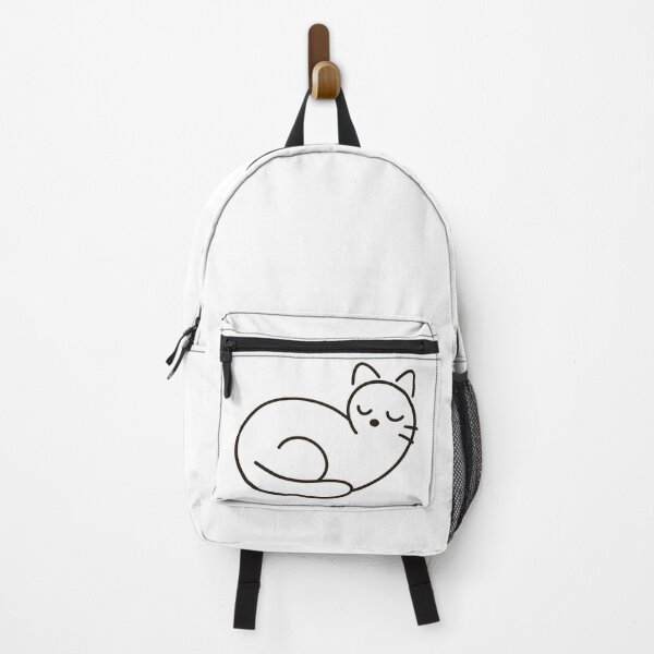 Item preview, Minimal Sleeping Cat Line Art designed and sold by Porpor Artwork.