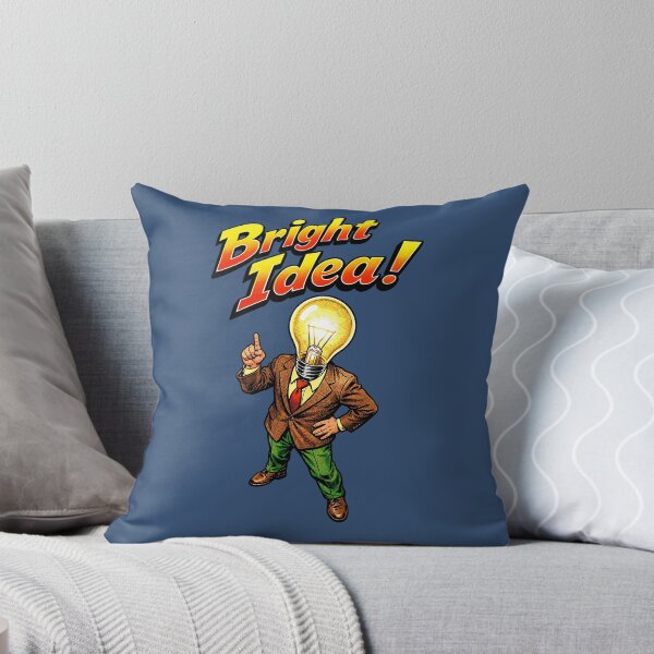 Item preview, Bright Idea – Retro Inventor Light Bulb Head Art designed and sold by The Devil's Bargain.