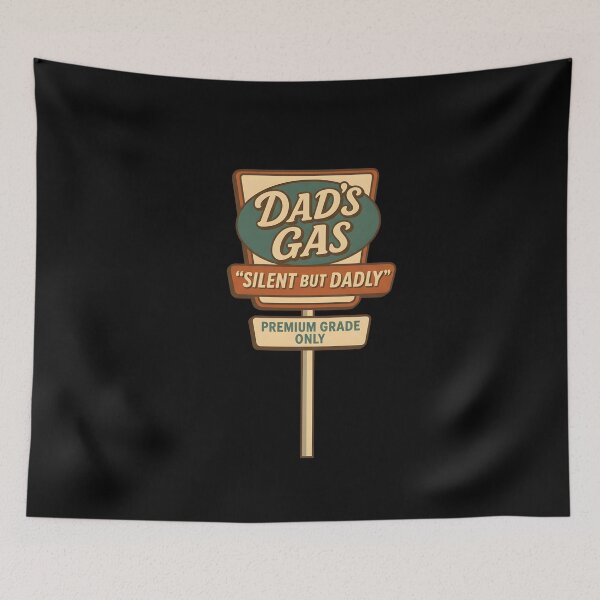 Item preview, Silent But Dadly Gas Sign designed and sold by Nocturnal-Vines.