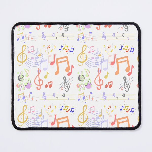 Item preview, Music notes on white background. Various signs of music notes. Colourful music notes background designed and sold by Giree07.
