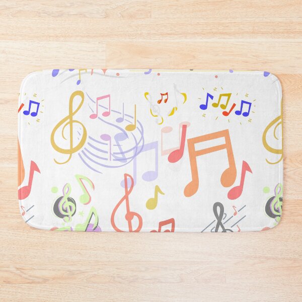 Item preview, Music notes on white background. Various signs of music notes. Colourful music notes background  designed and sold by Giree07.