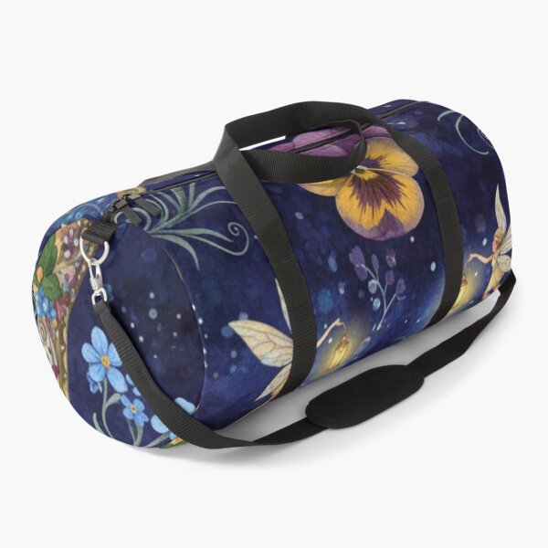 Item preview, Goldenwing Lantern Fairies – Enchanted Butterfly Garden Seamless Pattern designed and sold by Dream Bloom Gallery.