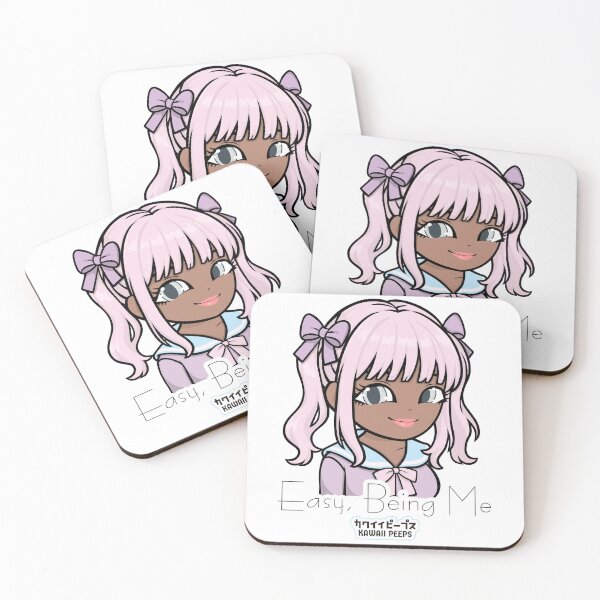 Item preview, Pastel Power Crew Easy Being Me Pastel Kawaii Self Care Design designed and sold by P-L-Sardines.