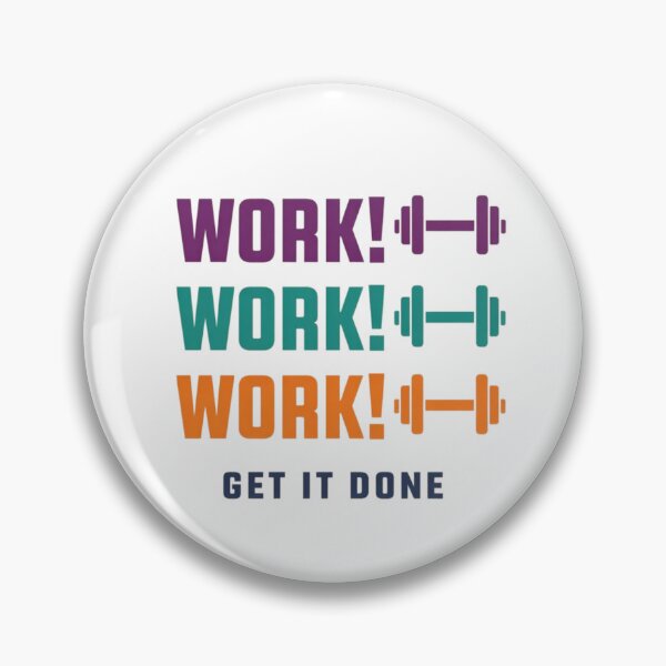 Item preview, Work Motivation Typography – Get It Done Gym & Hustle Design designed and sold by IvannaMoroz.