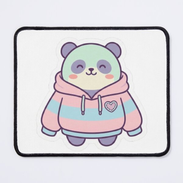 Item preview, Cute Panda in Hoodie | Kawaii Cartoon Panda Sticker & T-Shirt Design designed and sold by Chuahan_Arts.