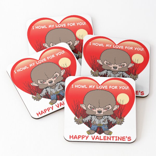 Item preview, Wolfman Valentine designed and sold by 3-Beans-Art.
