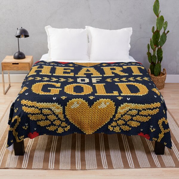 Item preview, Heart of gold, beautiful knit design designed and sold by Mauswohn.