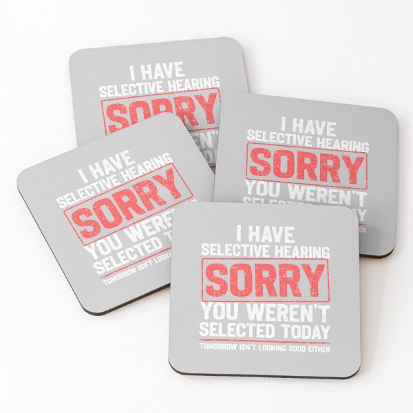 Item preview, I Have Selective Hearing Funny Sarcastic Dad Grandpa Joke designed and sold by FrankIsabel.