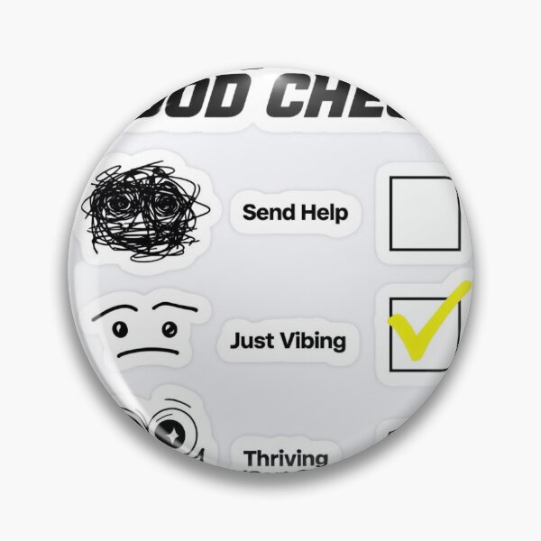 Item preview, Today’s Mood Check Funny Sticker designed and sold by seestickers.