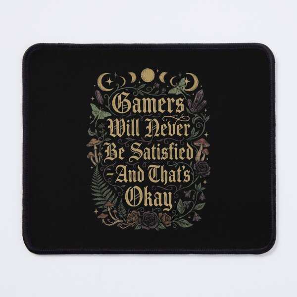 Item preview, Gamers Will Never Be Satisfied Dark Cottagecore Fern designed and sold by anass002.