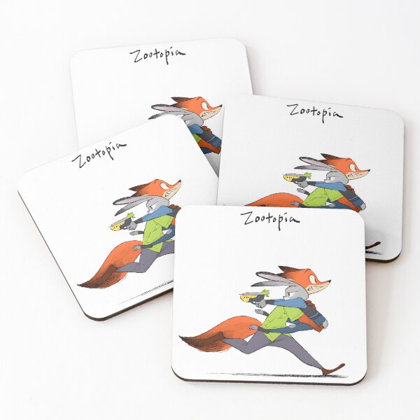 Item preview, Nick Wilde and Judy Hopps Fanart Running designed and sold by L. Layne.