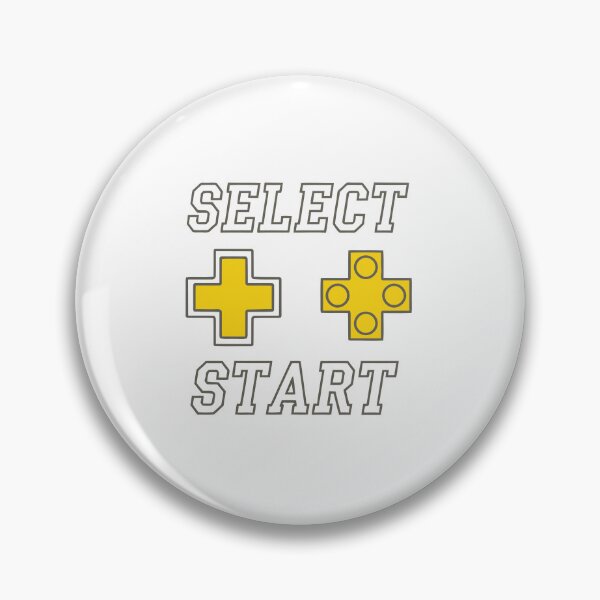 Item preview, Gaming SELECT START Controller Buttons Graphic with D-Pads designed and sold by Dofitopia.