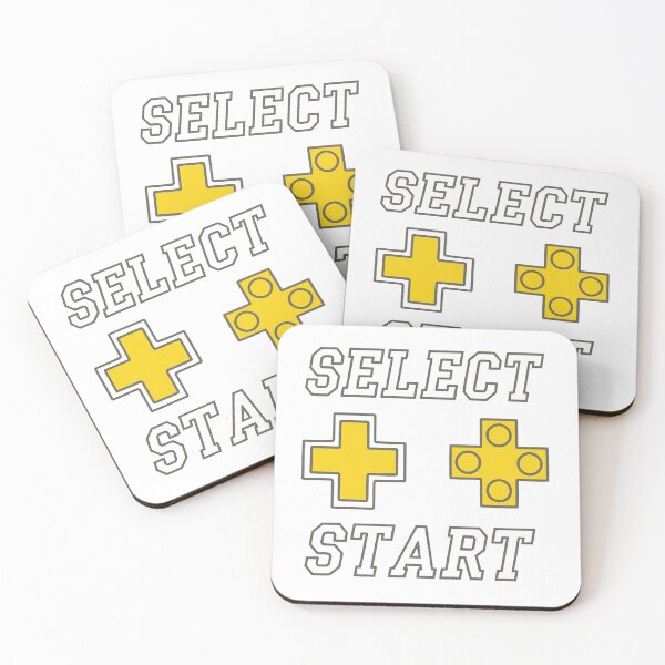 Item preview, Gaming SELECT START Controller Buttons Graphic with D-Pads designed and sold by Dofitopia.