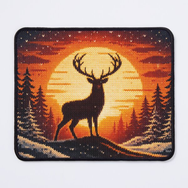 Item preview, Roaring stag, great pattern in knitted look designed and sold by Mauswohn.
