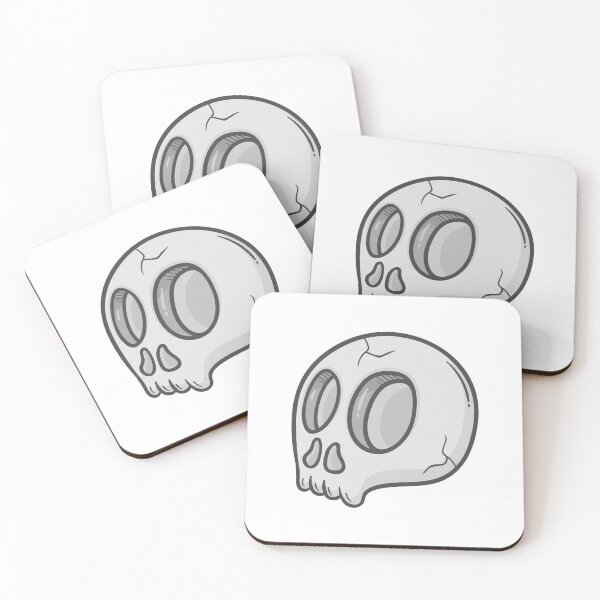Item preview, Cute Minimal Skull Illustration designed and sold by Horrify.