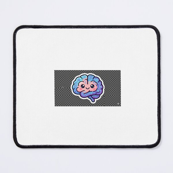 Item preview, Cute AI Brain Sticker | Kawaii Artificial Intelligence | Tech & Coding Lover Design designed and sold by prachiuke264.