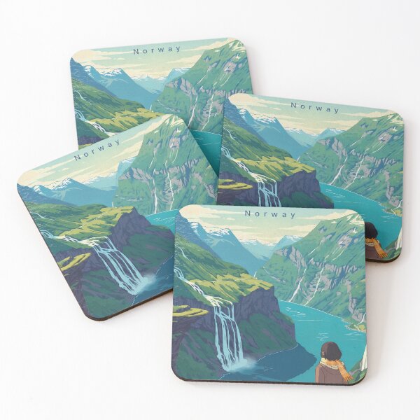 Item preview, Pastel Echoes of Geiranger designed and sold by JacksoonLester.