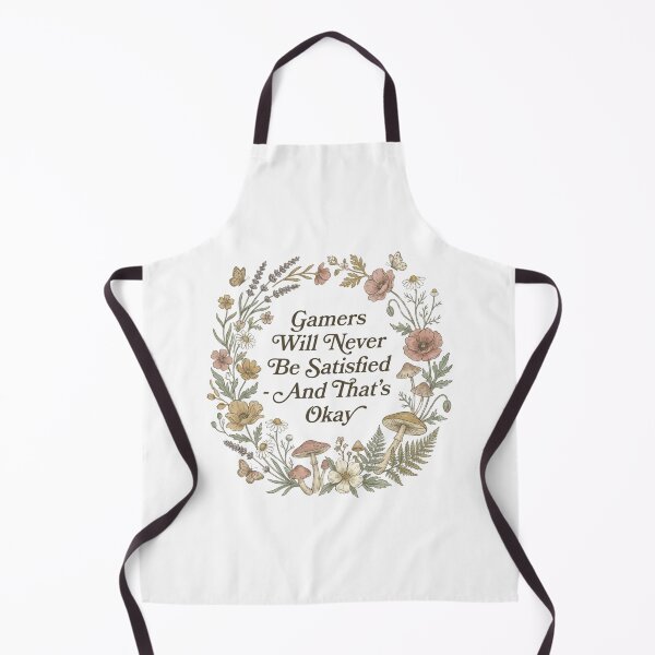 Item preview, Gamers Will Never Be Satisfied Floral Wreath Cottagecore designed and sold by anass002.