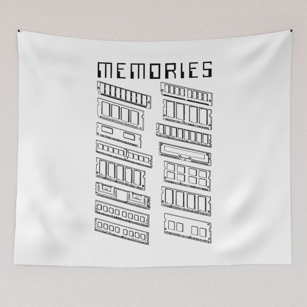 Item preview, Computer Nerd PC Builder RAM Memory Chips Funny Memories designed and sold by GrandeDuc.