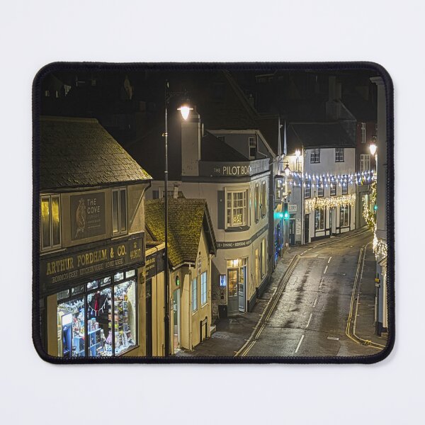 Item preview, Lyme Regis Night Street View designed and sold by Londonimages.