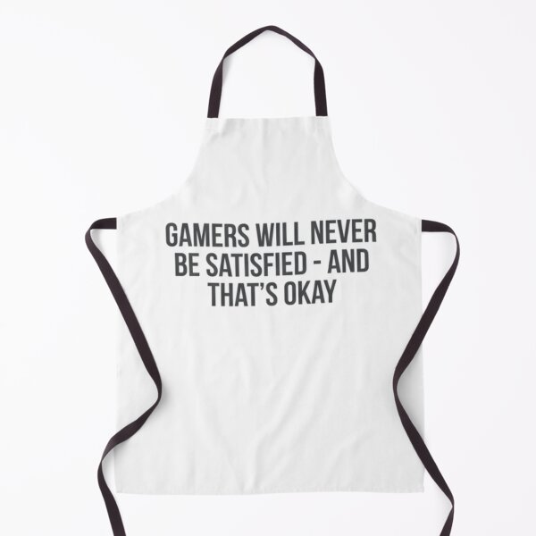 Item preview, Gamers Will Never Be Satisfied Minimalist Clean Bold designed and sold by anass002.