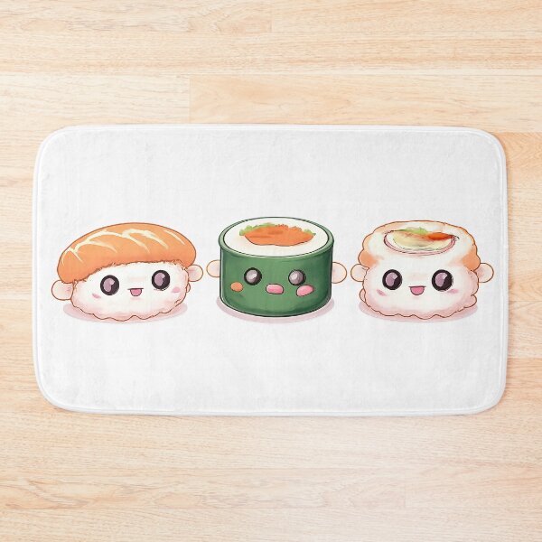 Item preview, Kawaii Sushi Set Cute Japanese Food Sticker designed and sold by DesignEG.