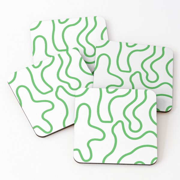Item preview, Green wave pattern designed and sold by artist-lilly.