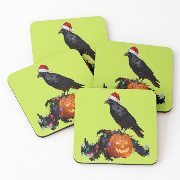 Item preview, Black crow wearing a Santa hat . designed and sold by MyBestTeeses.
