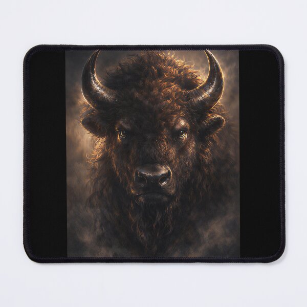 Artikelvorschau, Majestätische Bison-Illustration – Wilde Naturkraft entworfen und verkauft von amerikhan-animals.