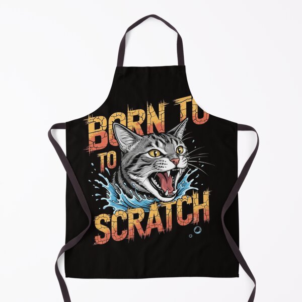 Item preview, Born to Scratch - Fierce Cat Rage Graphic Illustration designed and sold by rjjvstudio26.