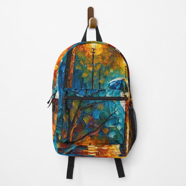 Item preview, Moonlit Stroll - Romantic Rain Walk Under Autumn Glow designed and sold by Joey Santiago.