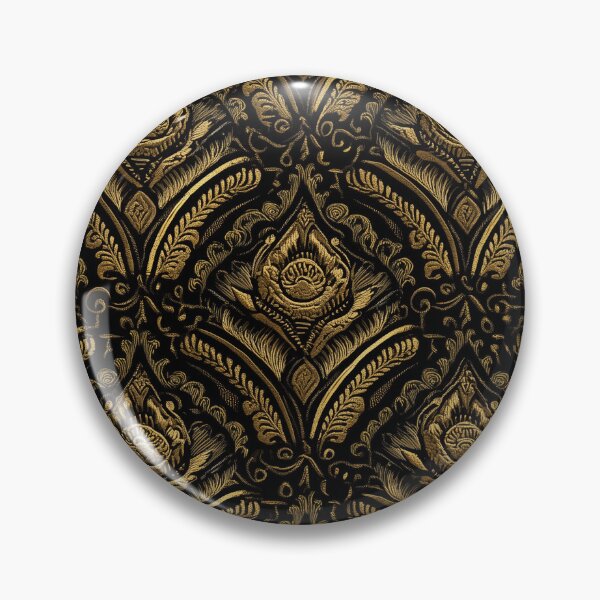 Item preview, Luxury Gold Ornamental Damask Pattern designed and sold by Jirka Svetlik, Studio Illuvision.