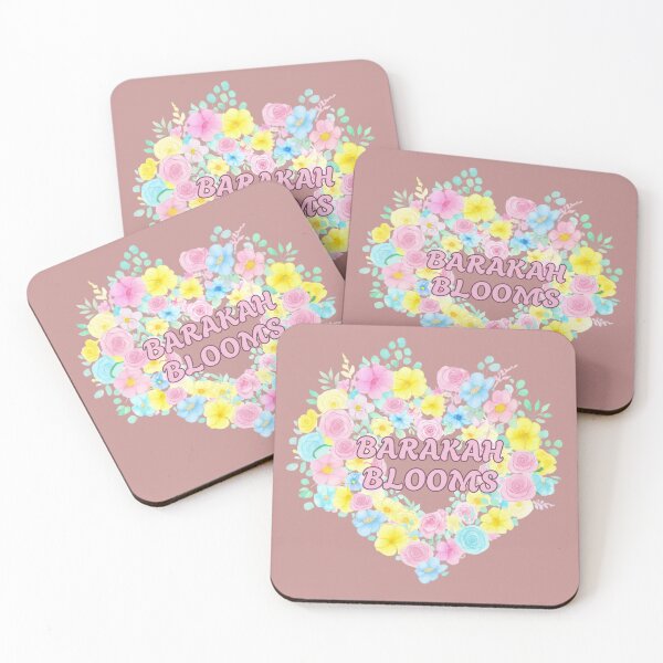 Item preview, Barakah Blooms – Pastel Floral Heart with Islamic Inspiration designed and sold by D-Islamic.